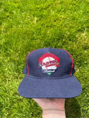 Vintage Atlanta Braves The Game Baseball Snapback Hat